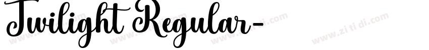 Twilight Regular字体转换 Twilight Regular字体转换